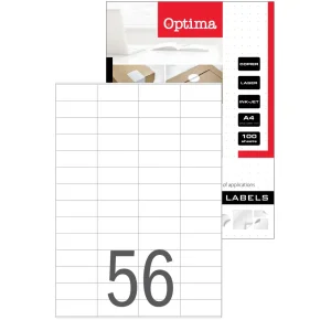 Etichette laser Optima 52,5 x 21,2mm