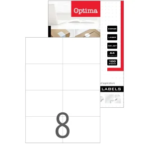 Etichette laser Optima 105 x 74mm
