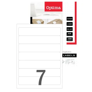 Etichette laser Optima 192 x 38mm