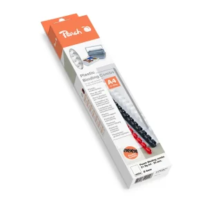 Binding spirals Peach A4 6mm, white 25