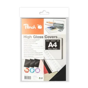 Cardboard Peach for spiral binding 250g black 25/1