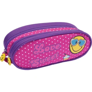 Oval pencil case Smiley