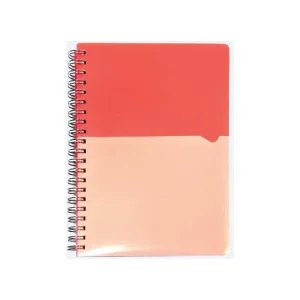 Notebook spiral-bound Garden Red 70l