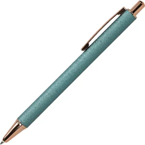 Ballpoint pen metal Blue + case