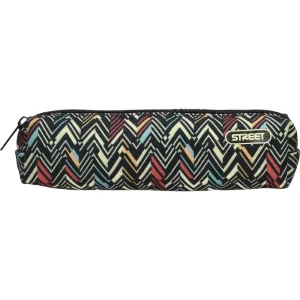Round canvas pencil case ziggy