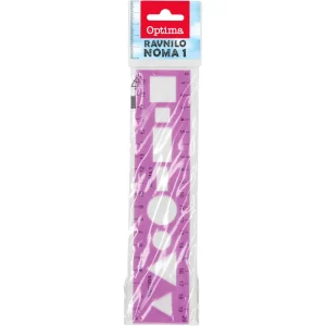 Noma ruler 1 Sort-Blister