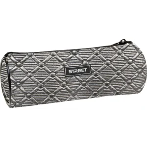Round pencil case Silver