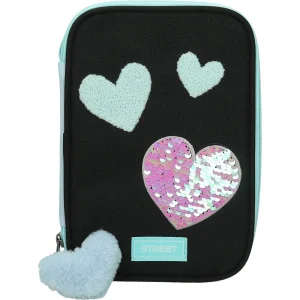 Compact multi pencil case Cool Heart
