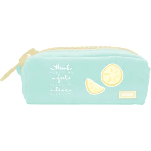 Pencil case oval Big Zip Lemon