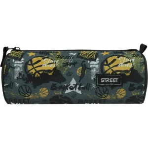 Pencil case round Simple Basketball