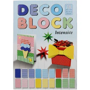 Colourful cardboard pad 24×34 cm 18l 250gr
