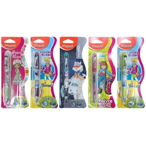 Penna stilografica Maped sort.- blister