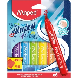 Flomastri za steklo MAPED, 6/1
