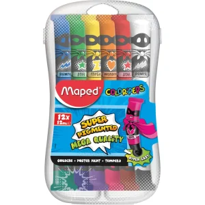 Matite colorate tempera MAPED 12/1 PVC