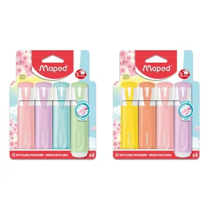 Marcatore fluorescente Maped pastel 4/1 sort