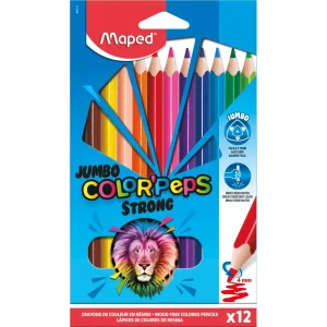 Matite colorate Maped Color’peps Strong JUMBO12/1
