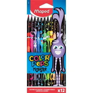 Matite colorate MAPED Monster 12/1
