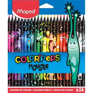 Matite colorate MAPED Monster 24/1