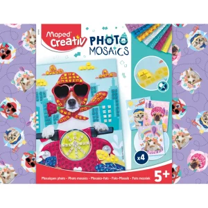 Creative set MAPED MOZAIC CUTE ANIMALS