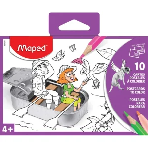 Colouring book MAPED – Postcards