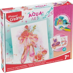 Creative set Maped aqua Art Dance