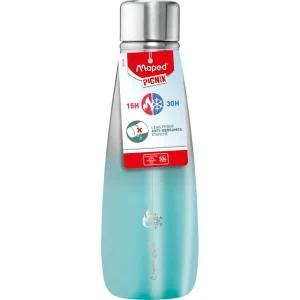 Thermal glass bottle MAPED turquoise 0.5L