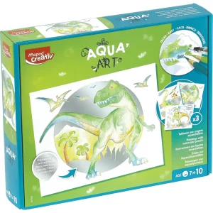 Creative Maped set aqua Art dino