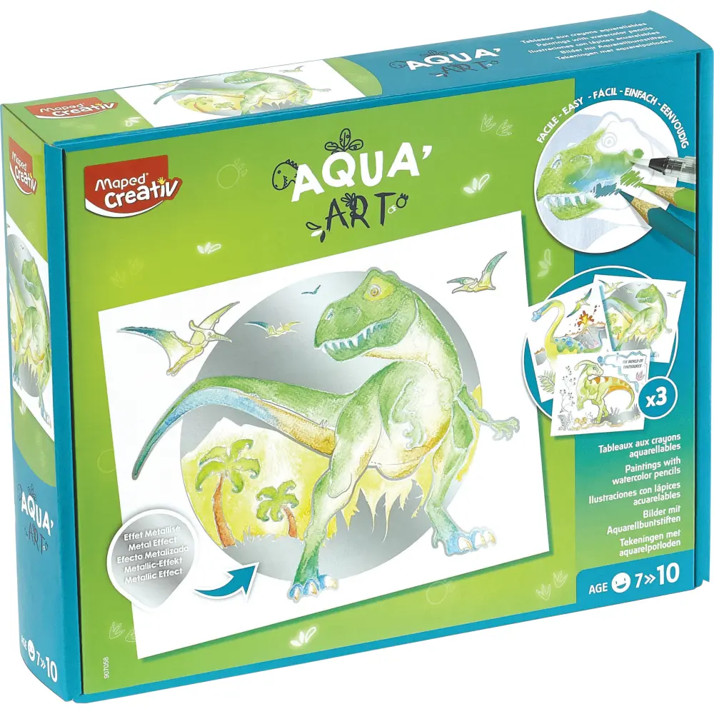 Set creativo Maped aqua Art dino