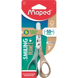 Forbice Maped Smiling Planet 12CM L BL