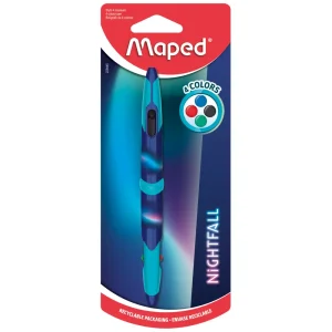 Penna a sfera MAPED Nightfall 4v1