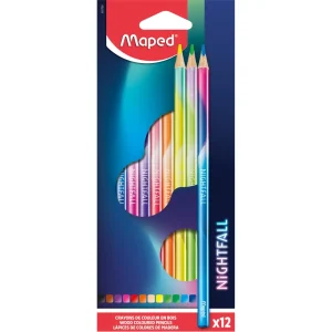 Matite colorate MAPED Nightfall, 12/1