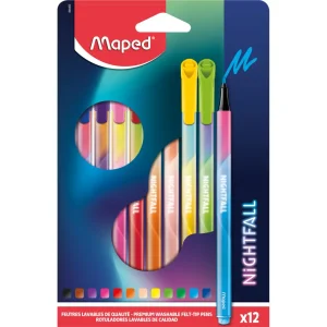 Flomastri MAPED Nightfall, 12/1
