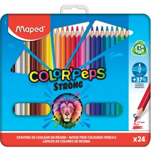 Matite colorate Maped Strong 24/1 in metallo