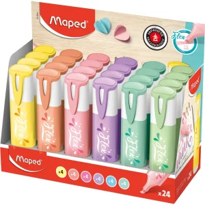 Marcatore fluo Maped flex pastel 24/1 Dis.