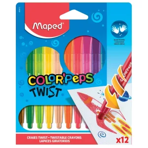 Barvice voščene Maped Twistable 12/1