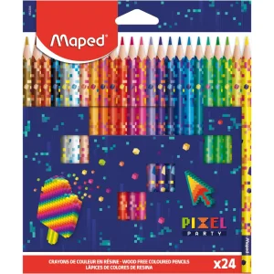 Matite colorate Maped Pixel Party 24/1 – cartone