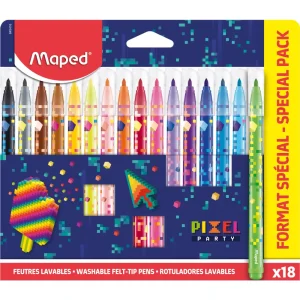 Flomastri Maped Pixel Party 18/1 – Karto