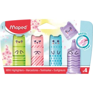 Marcatore fluorescente Maped pastel mini 4/1