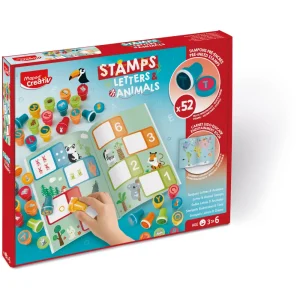 Creative Maped set Stamp alphabet & animals