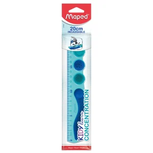 Righello Maped Kidylearn Concentrate blu BL