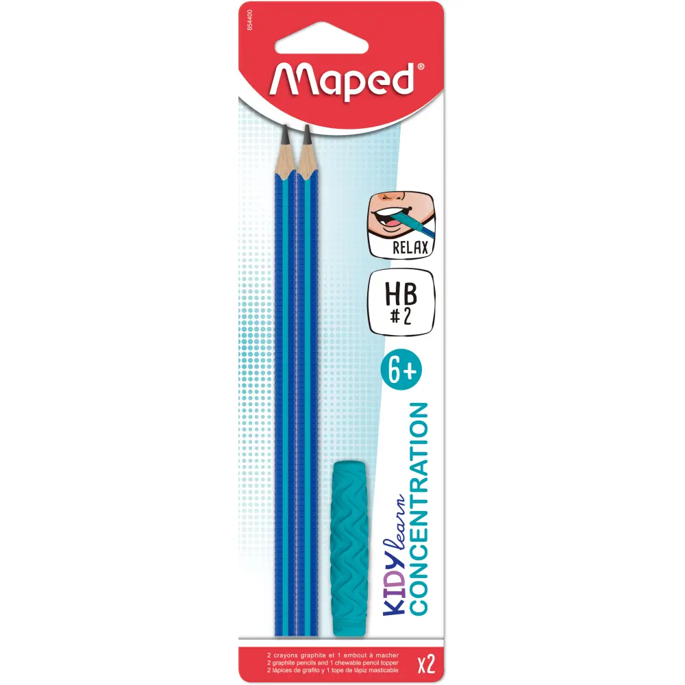 Matita in grafite Maped Kidyconc HB 2/1+ Sil BL
