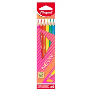 Matite colorate Maped neon 6/1 Scatola