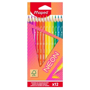 Matite colorate Maped neon 12/1 Scatola