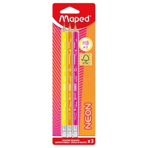 Matita in grafite Maped neon con mina HB 3/1 BL
