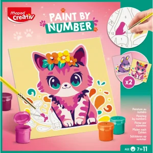 Creative set Maped coloured pencils by Number of kittens