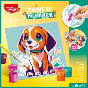 Creative set Maped coloured pencils by Number of squares