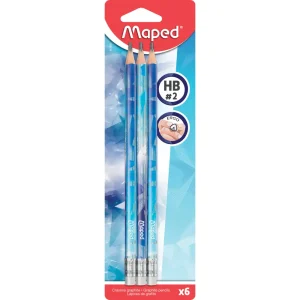Matita in Grafite Maped HB con Gomma Arctic 6BL