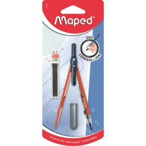 Compasso da disegno matita Maped blister