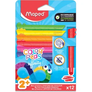 Matite colorate Maped Infinity kidy 12/1 cartone