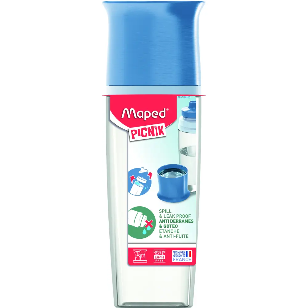 Bottiglia di plastica MAPED Concept blu